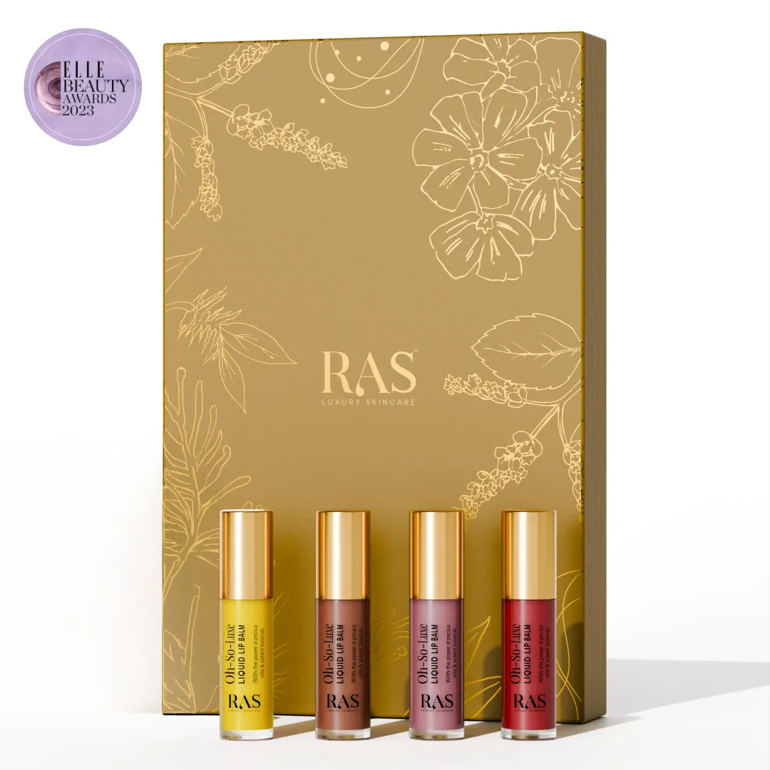 4-Piece Tinted Lip Balm Miniature Set