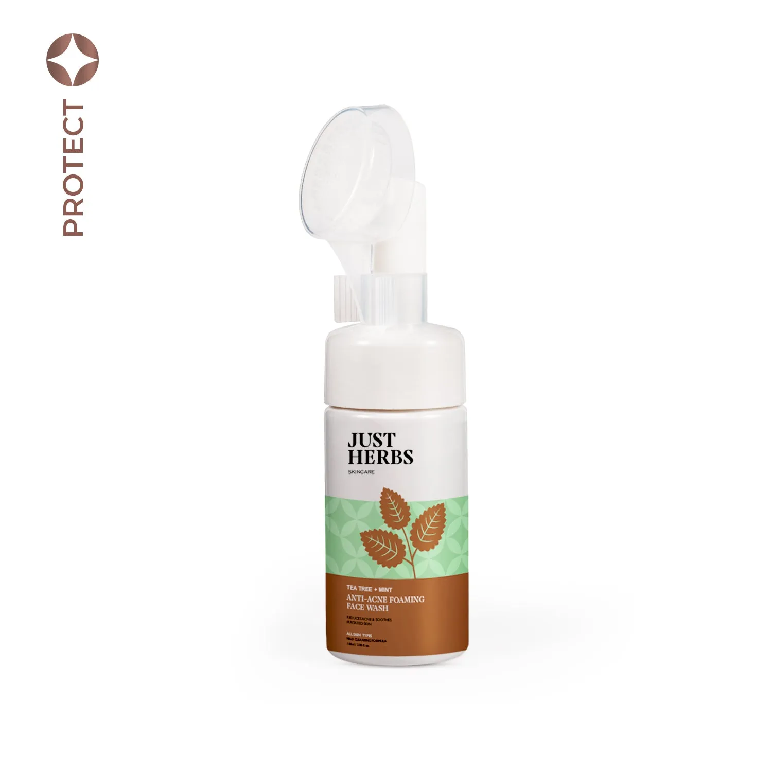 Anti Acne Foaming Face Wash with Tea Tree & Mint