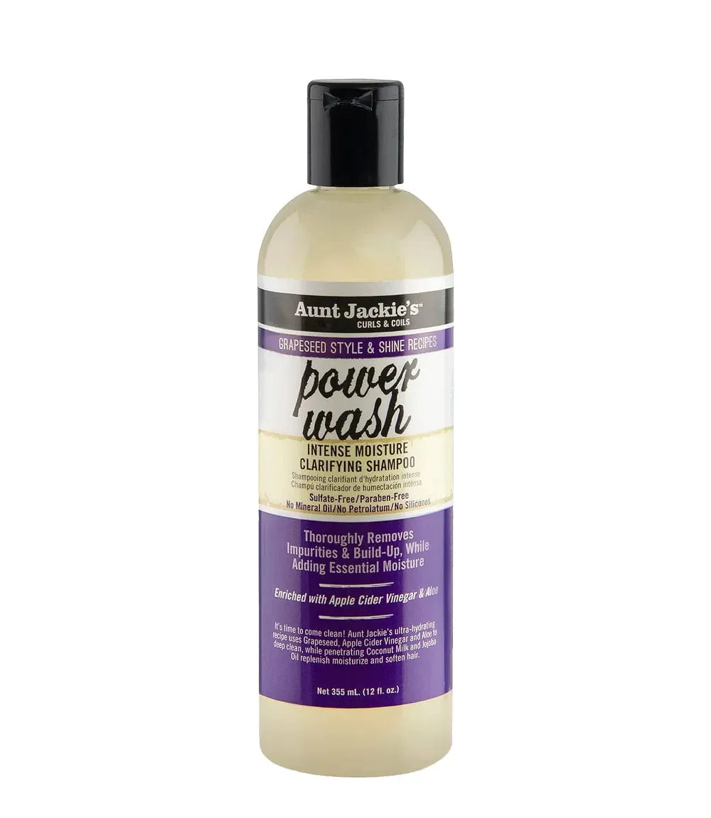 Aunt Jackie's Power Wash Intense Moisture Clarifying Shampoo