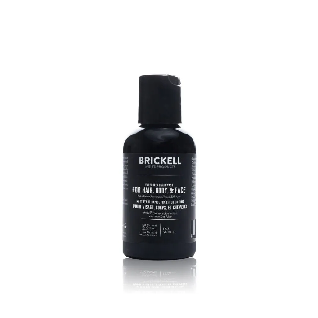 Brickell Rapid Wash for Hair, Body, & Face (Options)