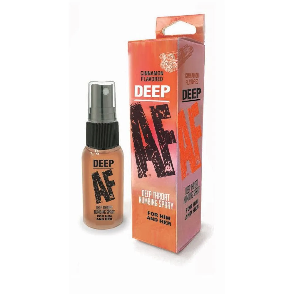 Deep Af Deep Throat Numbing Spray -  Cinnamon - 1 Fl. Oz.