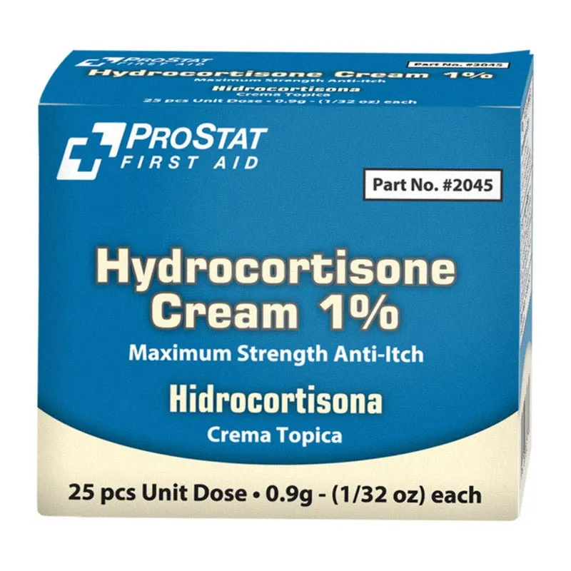 Hydrocortisone Cream 1% Maximum Strength Anti-Itch, 0.9gm Packets