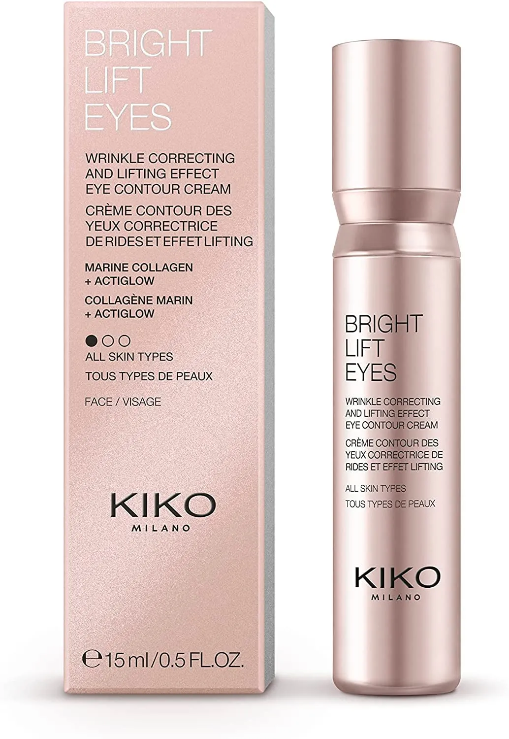 KIKO Milano Bright Lift Eyes | Lifting Eye Cream with Marine Collagen