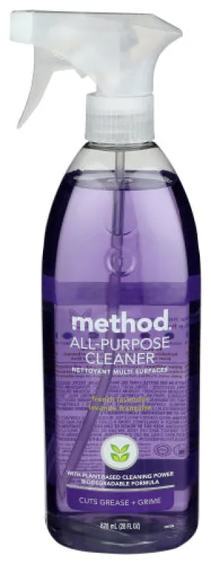 Method - All-Purpose Cleaner Spray, Lavender, 28 oz - Pack of 8