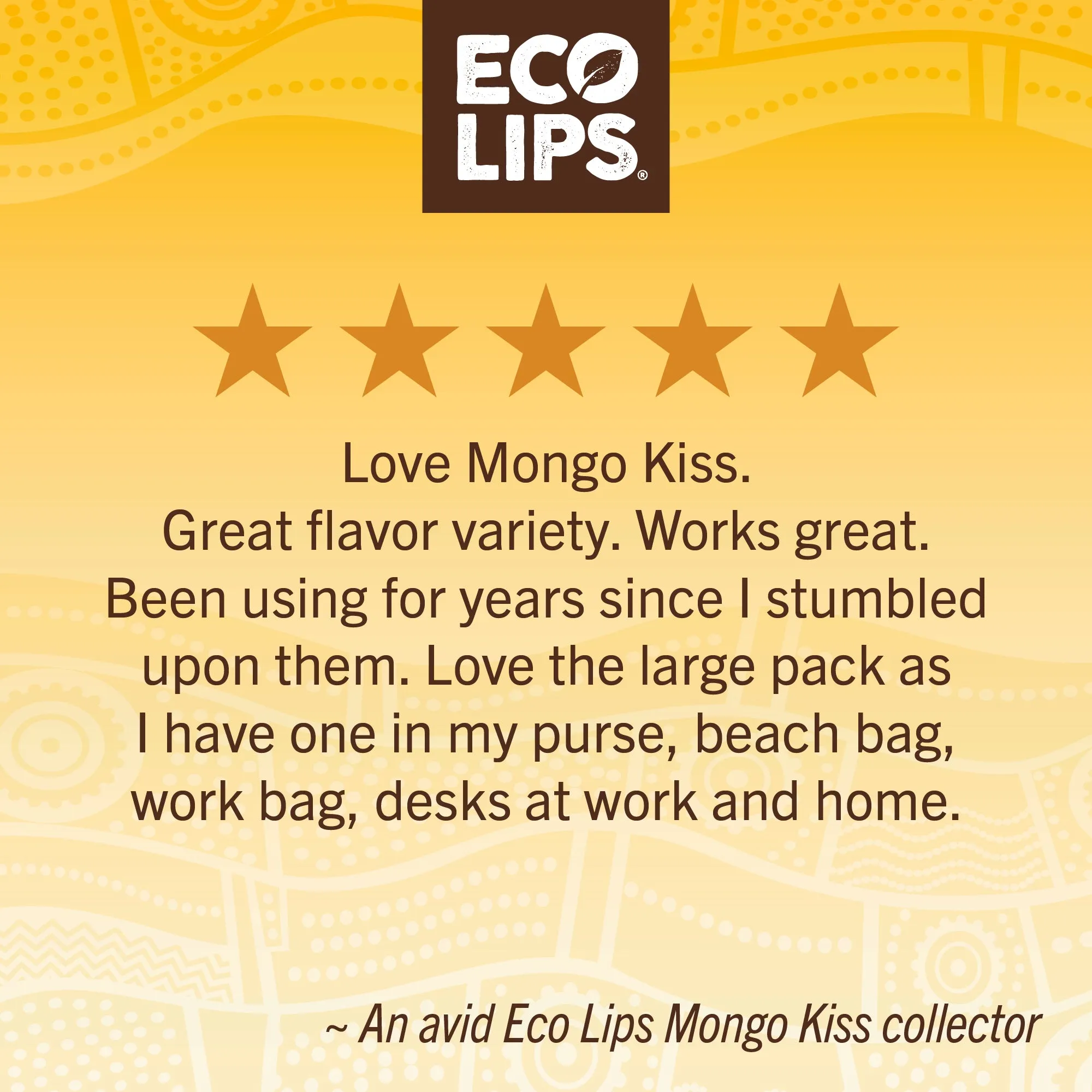 Mongo Kiss® Blood Orange Organic Lip Balm, 0.25 oz.