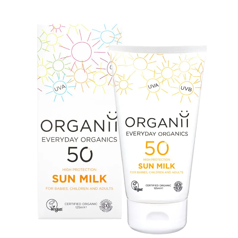 Organii High Protection Sun Milk SPF50 125ml