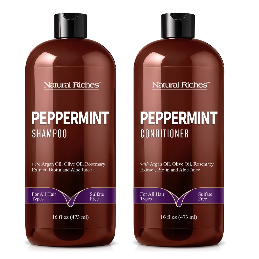 Peppermint Shampoo & Conditioner Set