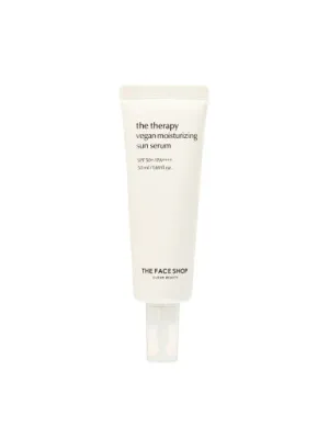 THE FACE SHOP The Therapy Vegan Moisturizing Sun Serum SPF50  PA     50ml